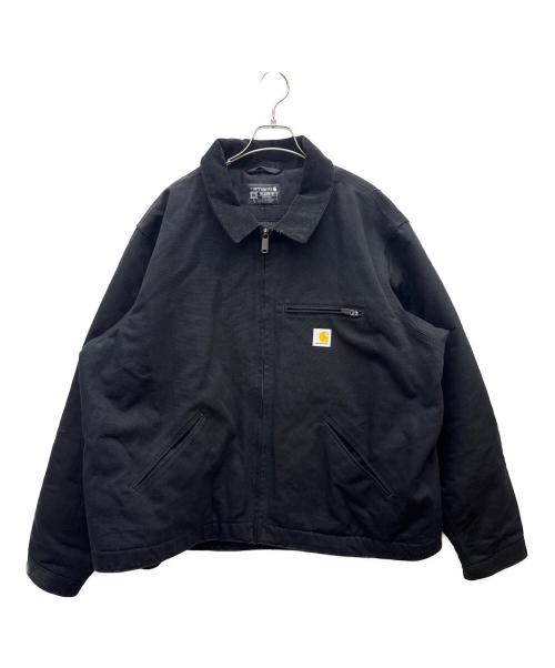 CarHartt（カーハート）CarHartt (カーハート) BLANKET-LINED DETROIT JACKET ブラック サイズ:2XLの古着・服飾アイテム
