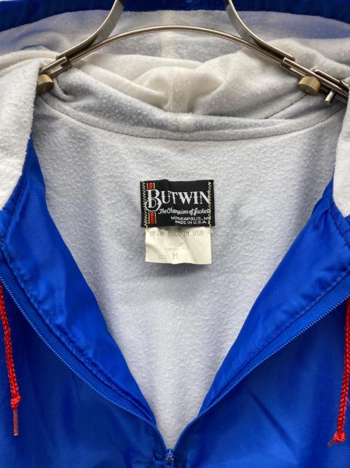 butwin（バトウィン）butwin (バトウィン) 80s アノラックパーカー ブルー サイズ:Mの古着・服飾アイテム