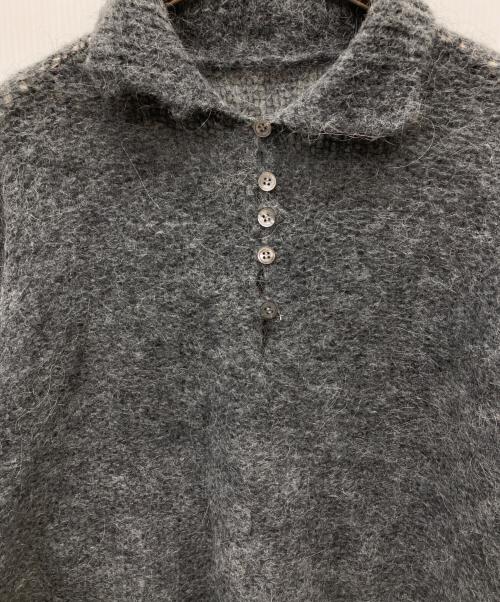 Plage（プラージュ）Plage (プラージュ) ALPACA MIX BUTTON ニット グレー サイズ:-の古着・服飾アイテム