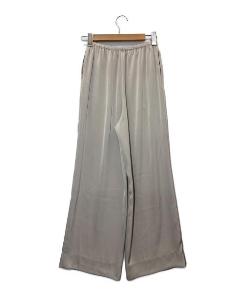 Plage（プラージュ）Plage (プラージュ) dull satin relax パンツ ベージュ サイズ:34の古着・服飾アイテム