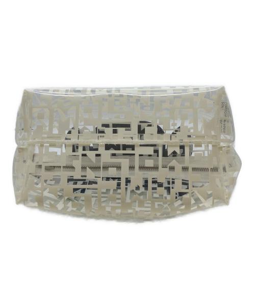 LONGCHAMP（ロンシャン）LONGCHAMP (ロンシャン) Mini Le Pliage Transparent Tote ホワイトの古着・服飾アイテム