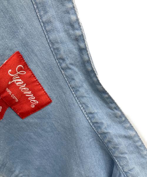 SUPREME（シュプリーム）SUPREME (シュプリーム) 15SS デニムバンドカラーシャツ ブルー サイズ:Sの古着・服飾アイテム