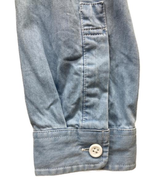 SUPREME（シュプリーム）SUPREME (シュプリーム) 15SS デニムバンドカラーシャツ ブルー サイズ:Sの古着・服飾アイテム