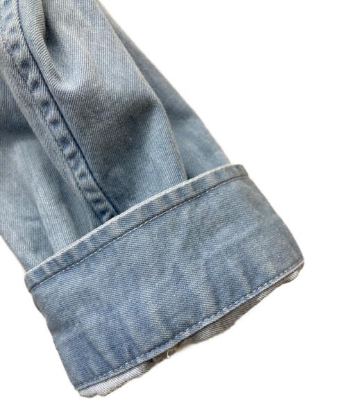 SUPREME（シュプリーム）SUPREME (シュプリーム) 15SS デニムバンドカラーシャツ ブルー サイズ:Sの古着・服飾アイテム