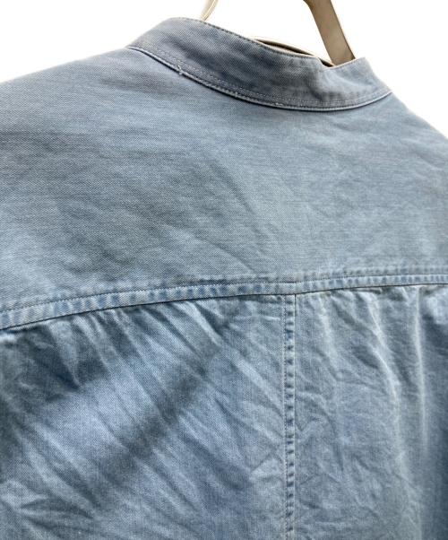SUPREME（シュプリーム）SUPREME (シュプリーム) 15SS デニムバンドカラーシャツ ブルー サイズ:Sの古着・服飾アイテム