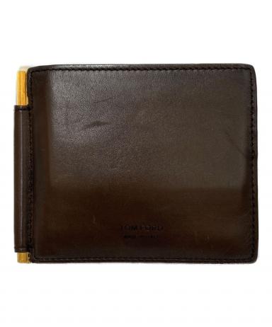 中古・古着通販】TOM FORD (トムフォード) マネークリップ付き二つ折り