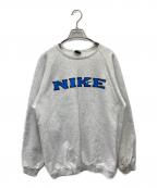 NIKEナイキ）の古着「90’Sロゴスウェット」｜グレー