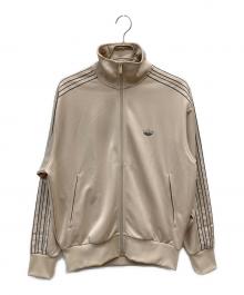 adidas（アディダス）の古着「アウトライントレフォイル ファイヤーバード トラックトップ」｜ベージュ