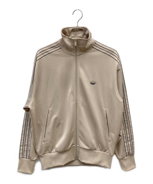 adidas（アディダス）adidas (アディダス) アウトライントレフォイル ファイヤーバード トラックトップ ベージュ サイズ:XLの古着・服飾アイテム