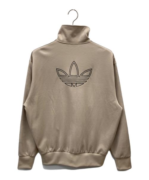 adidas（アディダス）adidas (アディダス) アウトライントレフォイル ファイヤーバード トラックトップ ベージュ サイズ:XLの古着・服飾アイテム
