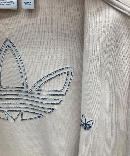 adidas（アディダス）adidas (アディダス) アウトライントレフォイル ファイヤーバード トラックトップ ベージュ サイズ:XLの古着・服飾アイテム