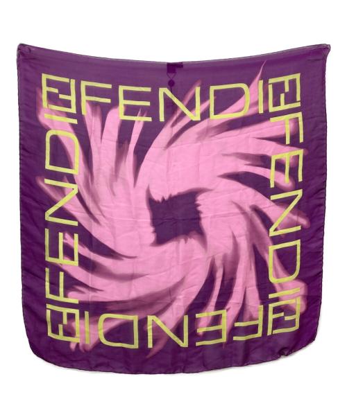 FENDI（フェンディ）FENDI (フェンディ) シルクスカーフ パープル サイズ:-の古着・服飾アイテム