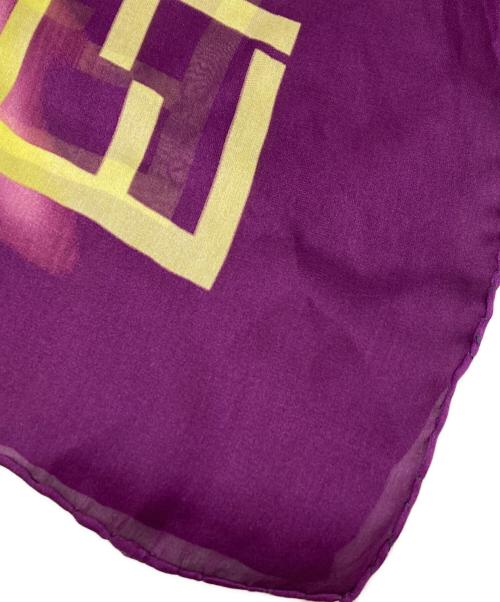 FENDI（フェンディ）FENDI (フェンディ) シルクスカーフ パープル サイズ:-の古着・服飾アイテム