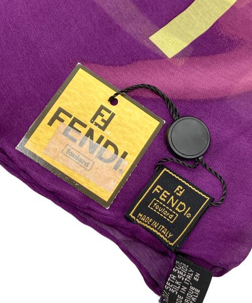 FENDI（フェンディ）FENDI (フェンディ) シルクスカーフ パープル サイズ:-の古着・服飾アイテム