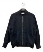 itochiイトチ）の古着「super100's wool bomber jacket」｜ブラック