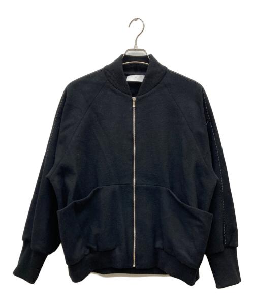 itochi（イトチ）itochi (イトチ) super100's wool bomber jacket ブラック サイズ:FREEの古着・服飾アイテム