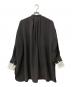 ENFOLD (エンフォルド) LAYERED-CUFF BLOUSE グレー サイズ:38：8000円