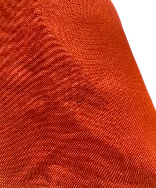 Herve Chapelier（エルベシャプリエ）Herve Chapelier (エルベシャプリエ) コーデュラ舟型トートバッグ レッド×ブラウンの古着・服飾アイテム