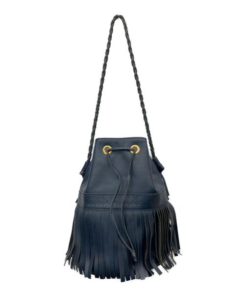 J&M DAVIDSON（ジェイ＆エム デヴィッドソン）J&M DAVIDSON (ジェイ＆エム デヴィッドソン) fringe carnival BAG/ カーニバルM ネイビーの古着・服飾アイテム