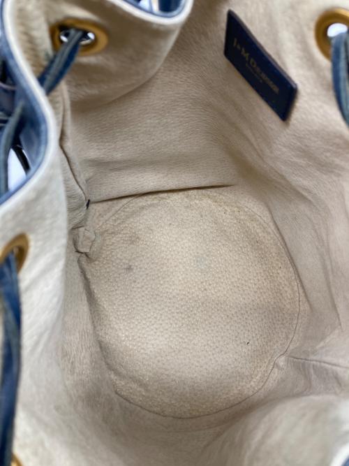 J&M DAVIDSON（ジェイ＆エム デヴィッドソン）J&M DAVIDSON (ジェイ＆エム デヴィッドソン) fringe carnival BAG/ カーニバルM ネイビーの古着・服飾アイテム