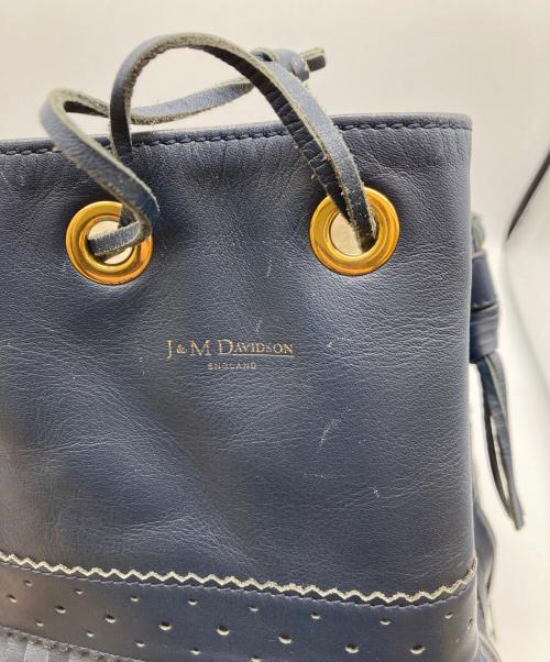 J&M DAVIDSON（ジェイ＆エム デヴィッドソン）J&M DAVIDSON (ジェイ＆エム デヴィッドソン) fringe carnival BAG/ カーニバルM ネイビーの古着・服飾アイテム