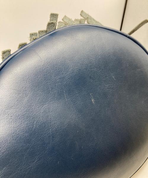 J&M DAVIDSON（ジェイ＆エム デヴィッドソン）J&M DAVIDSON (ジェイ＆エム デヴィッドソン) fringe carnival BAG/ カーニバルM ネイビーの古着・服飾アイテム