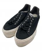 No Nameノーネーム）の古着「IRON SNEAKER」｜ブラック×ホワイト