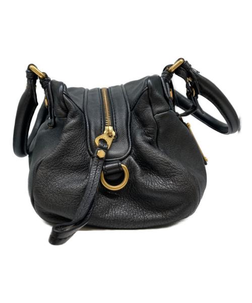 Marc by Marc Jacobs（マークバイマークジェイコブス）Marc by Marc Jacobs (マークバイマークジェイコブス) 2WAYレザーバッグ ブラックの古着・服飾アイテム