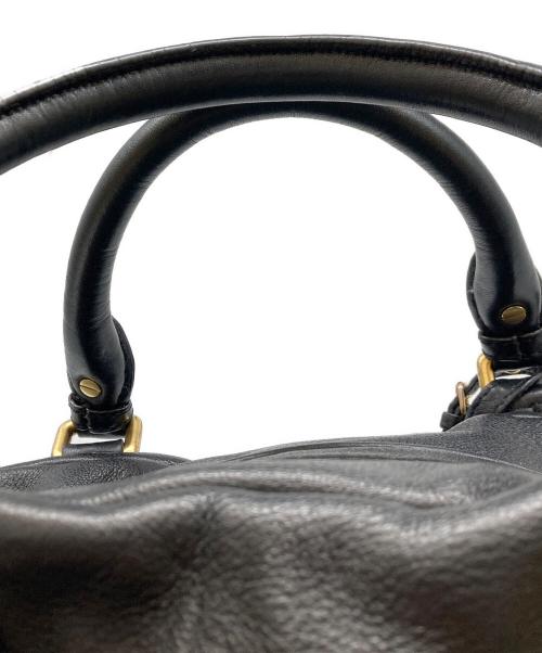 Marc by Marc Jacobs（マークバイマークジェイコブス）Marc by Marc Jacobs (マークバイマークジェイコブス) 2WAYレザーバッグ ブラックの古着・服飾アイテム