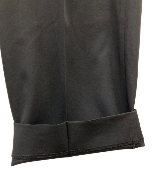 BOTTEGA VENETA（ボッテガベネタ）BOTTEGA VENETA (ボッテガベネタ) ウールタックパンツ ブラック サイズ:50の古着・服飾アイテム