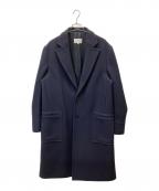 Maison Margielaメゾンマルジェラ）の古着「17AW ウール混チェスターコート」｜ネイビー