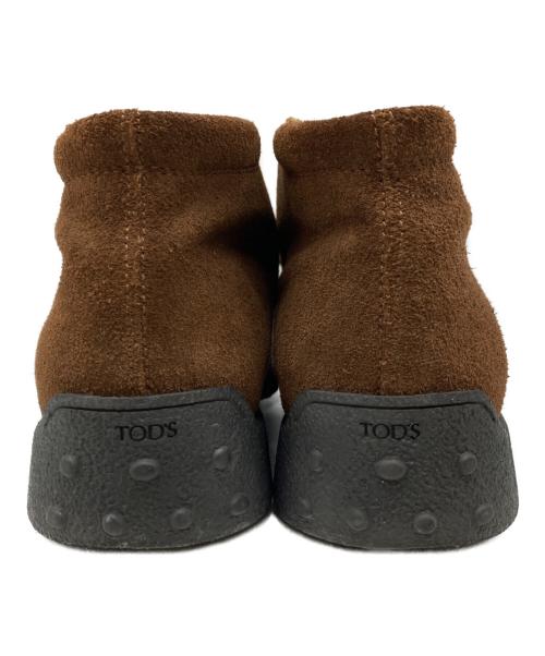 TOD'S（トッズ）TOD'S (トッズ) モカシンデザートブーツ ブラウン サイズ:SIZE 7 1/2の古着・服飾アイテム