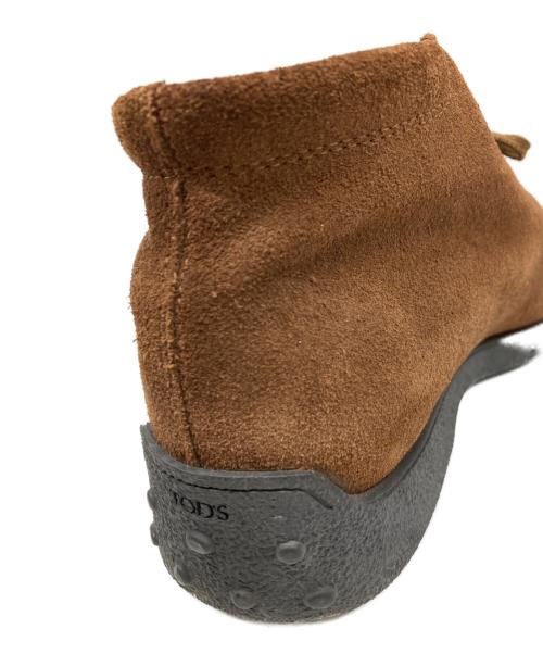 TOD'S（トッズ）TOD'S (トッズ) モカシンデザートブーツ ブラウン サイズ:SIZE 7 1/2の古着・服飾アイテム