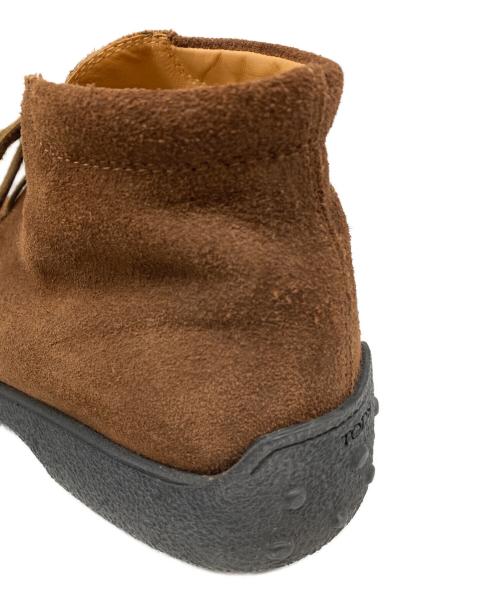TOD'S（トッズ）TOD'S (トッズ) モカシンデザートブーツ ブラウン サイズ:SIZE 7 1/2の古着・服飾アイテム