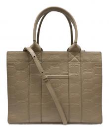 BALENCIAGA（バレンシアガ）の古着「HARDWARE 2.0 S TOTE BAG」｜ベージュ