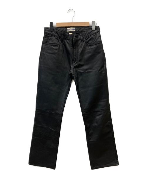 GAP（ギャップ）GAP (ギャップ) 00s カウレザーパンツ ブラック サイズ:W31の古着・服飾アイテム