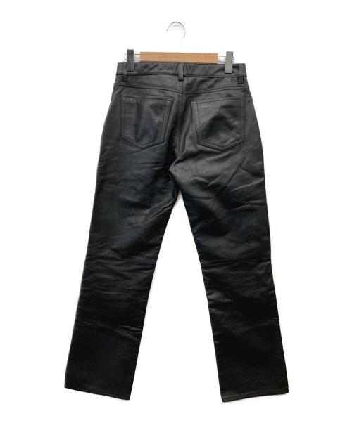 GAP（ギャップ）GAP (ギャップ) 00s カウレザーパンツ ブラック サイズ:W31の古着・服飾アイテム