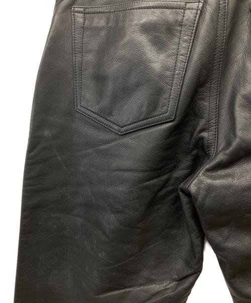 GAP（ギャップ）GAP (ギャップ) 00s カウレザーパンツ ブラック サイズ:W31の古着・服飾アイテム