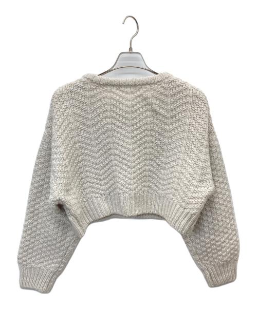 anuke（アンヌーク）anuke (アンヌーク) Cable Knit Cardigan ベージュ サイズ:FREEの古着・服飾アイテム