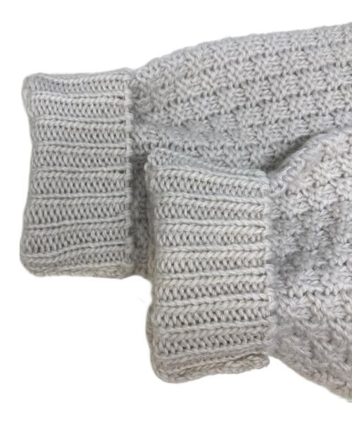 anuke（アンヌーク）anuke (アンヌーク) Cable Knit Cardigan ベージュ サイズ:FREEの古着・服飾アイテム