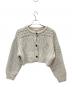 anuke（アンヌーク）の古着「Cable Knit Cardigan」｜ベージュ