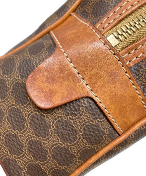CELINE（セリーヌ）CELINE (セリーヌ) マカダム ハンドバッグ ブラウンの古着・服飾アイテム