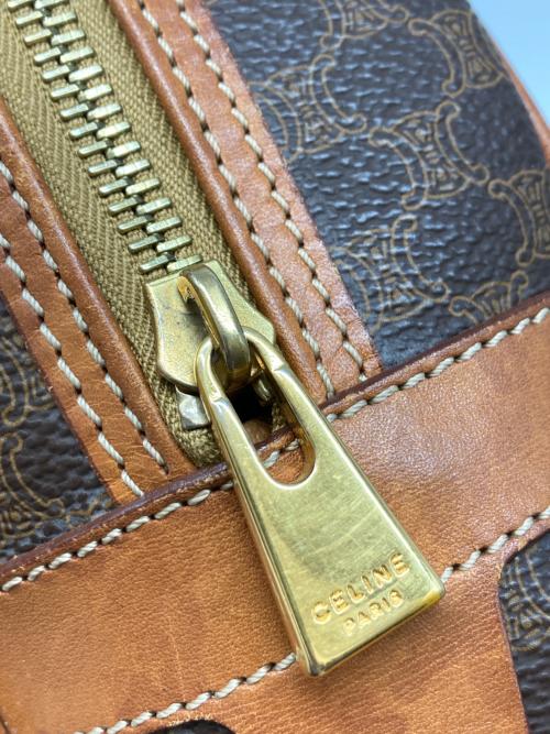 CELINE（セリーヌ）CELINE (セリーヌ) マカダム ハンドバッグ ブラウンの古着・服飾アイテム