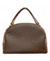 CELINE (セリーヌ) マカダム ハンドバッグ ブラウン：18000円