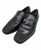 Salvatore Ferragamoサルヴァトーレ フェラガモ）の古着「ビットローファー」｜ネイビー