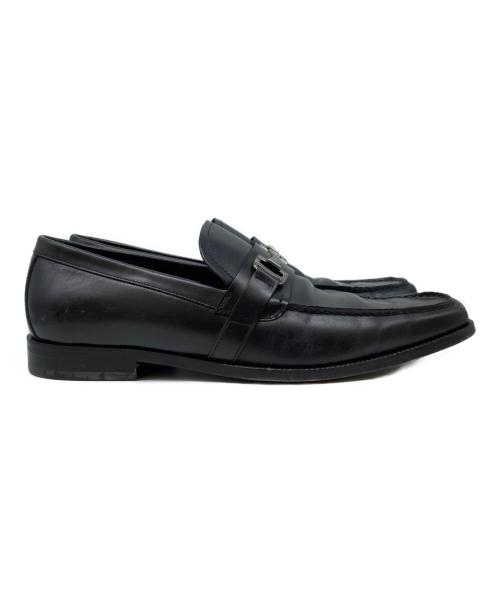 Salvatore Ferragamo（サルヴァトーレ フェラガモ）Salvatore Ferragamo (サルヴァトーレ フェラガモ) ビットローファー ネイビー サイズ:8 1/2の古着・服飾アイテム