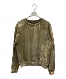 DIESEL（ディーゼル）の古着「ヴィンテージ加工 スウェット」｜オリーブ