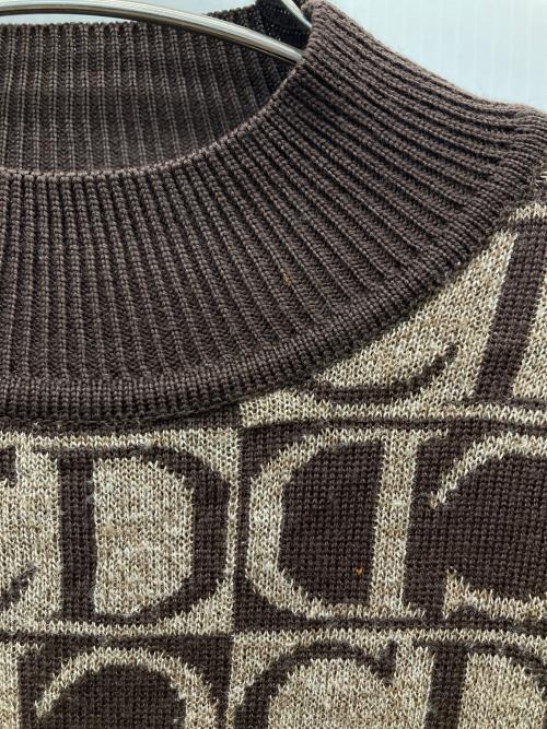 Christian Dior Sports（クリスチャン ディオールスポーツ）Christian Dior Sports (クリスチャン ディオールスポーツ) ウールシルク混ニット ブラウン サイズ:Mの古着・服飾アイテム