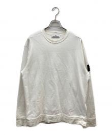 STONE ISLAND（ストーンアイランド）の古着「HEAVY COTTON JERSEY GARMENT DYED」｜ホワイト