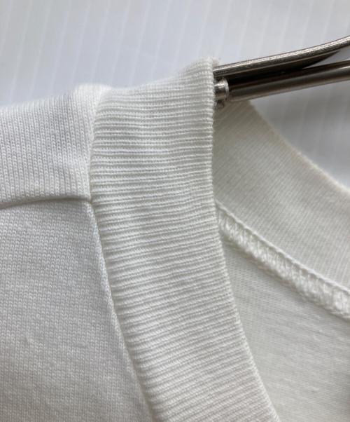STONE ISLAND（ストーンアイランド）STONE ISLAND (ストーンアイランド) HEAVY COTTON JERSEY GARMENT DYED ホワイト サイズ:Mの古着・服飾アイテム